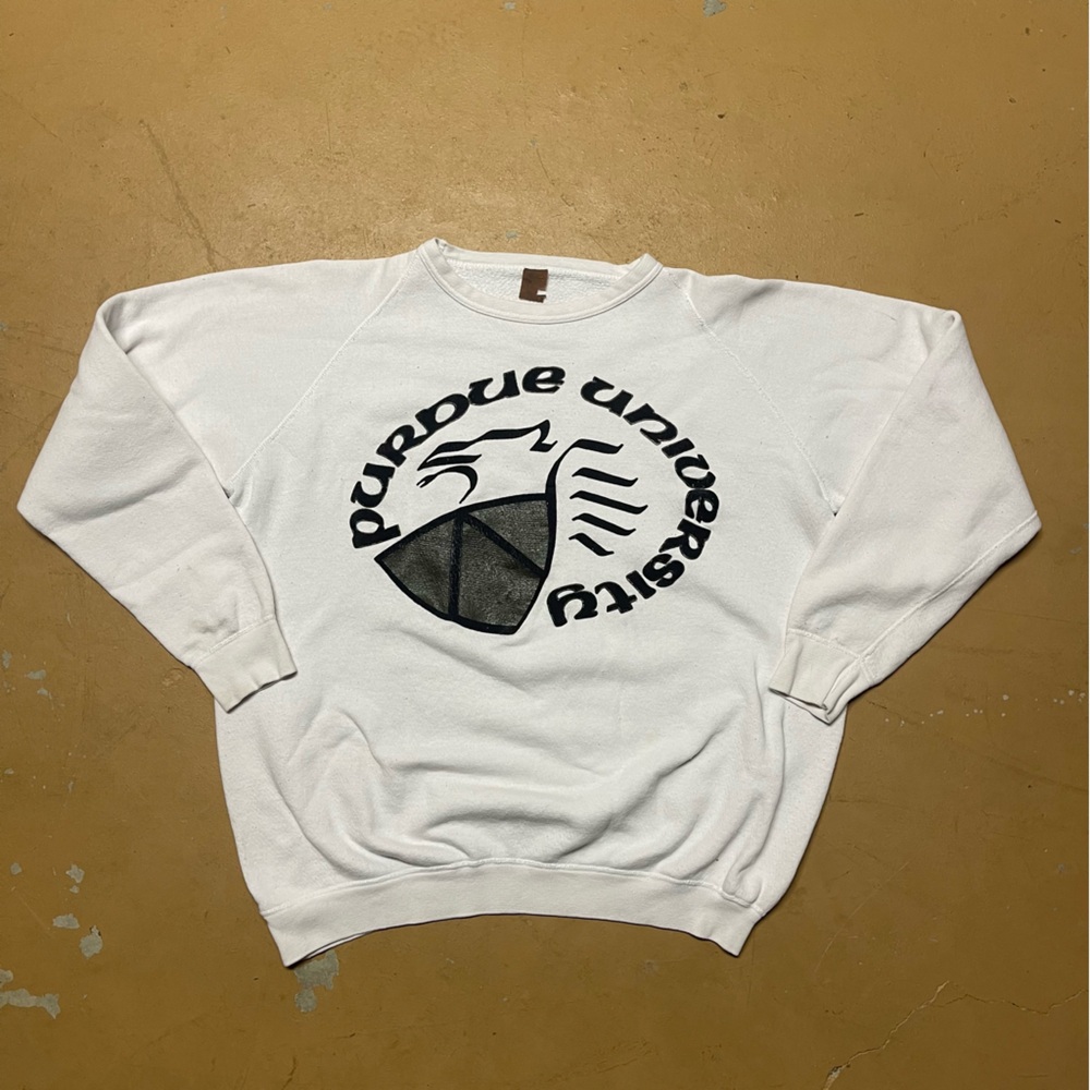 Vintage Purdue University Gym Master Crewneck Sized Medium